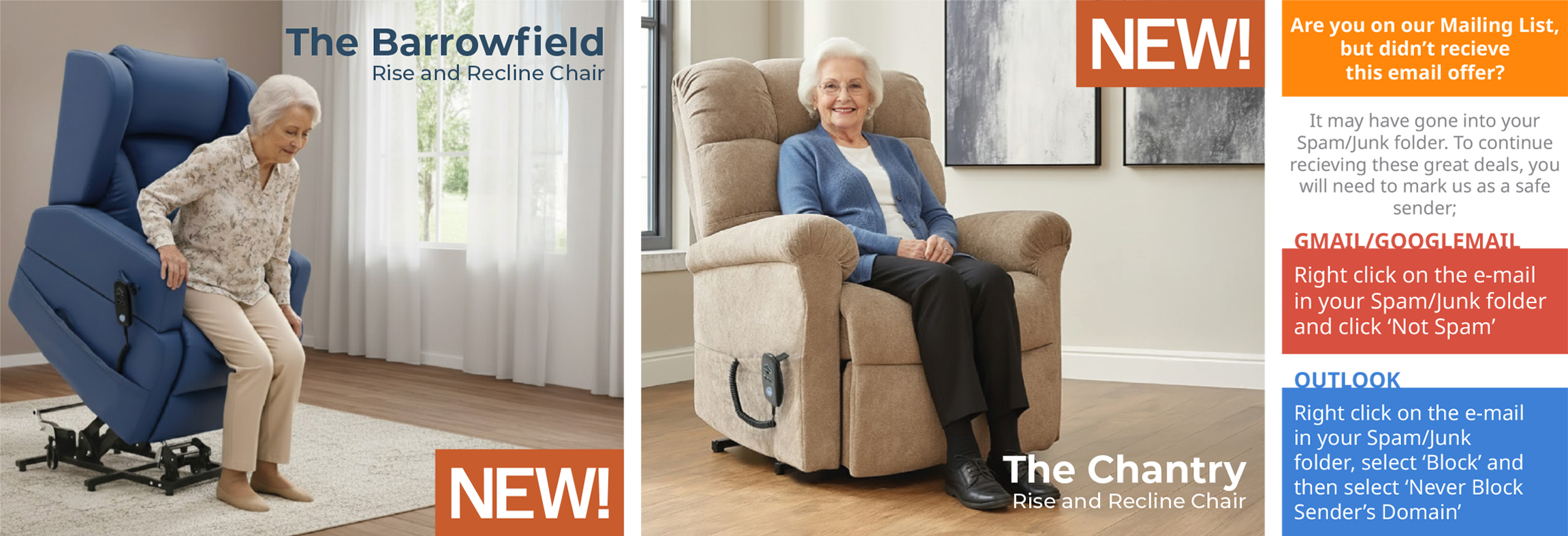 Rise and Recline Chairs